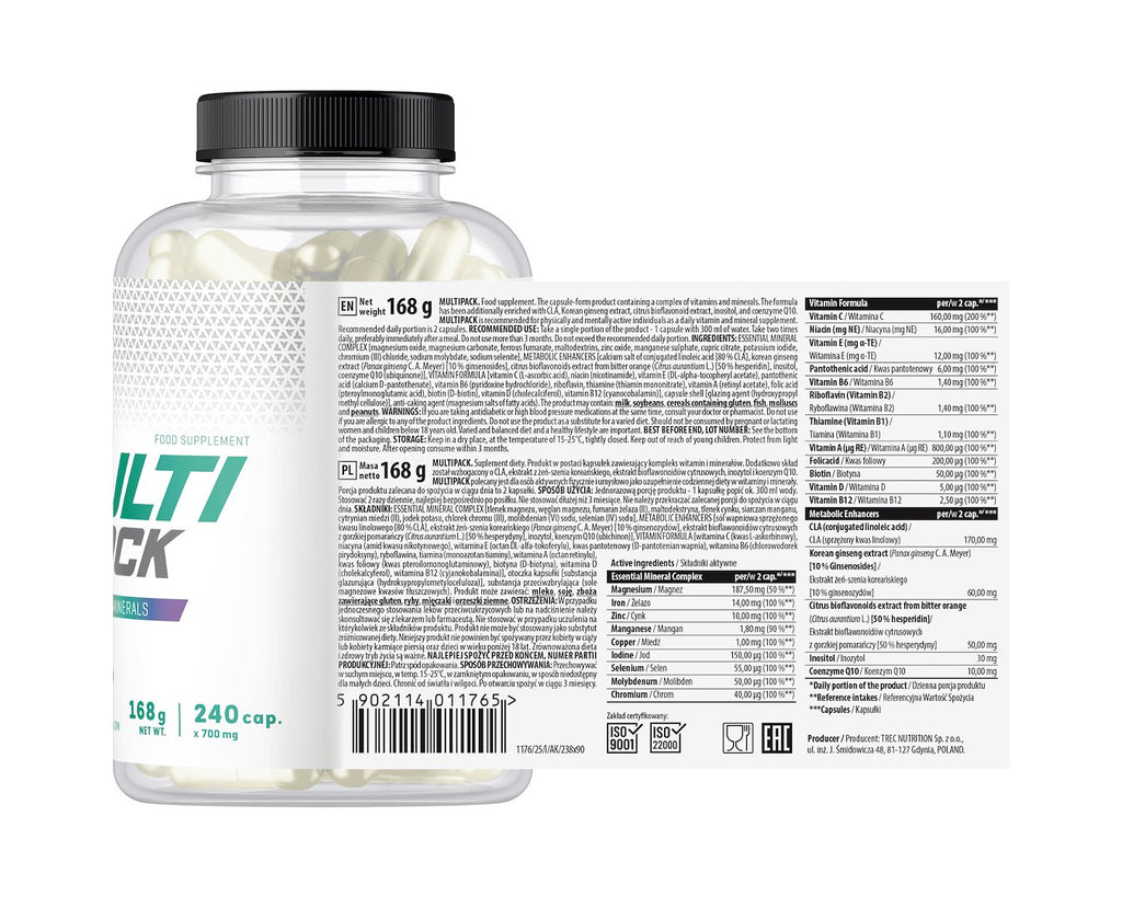 Trec MULTIPACK 60/120/240 Caps