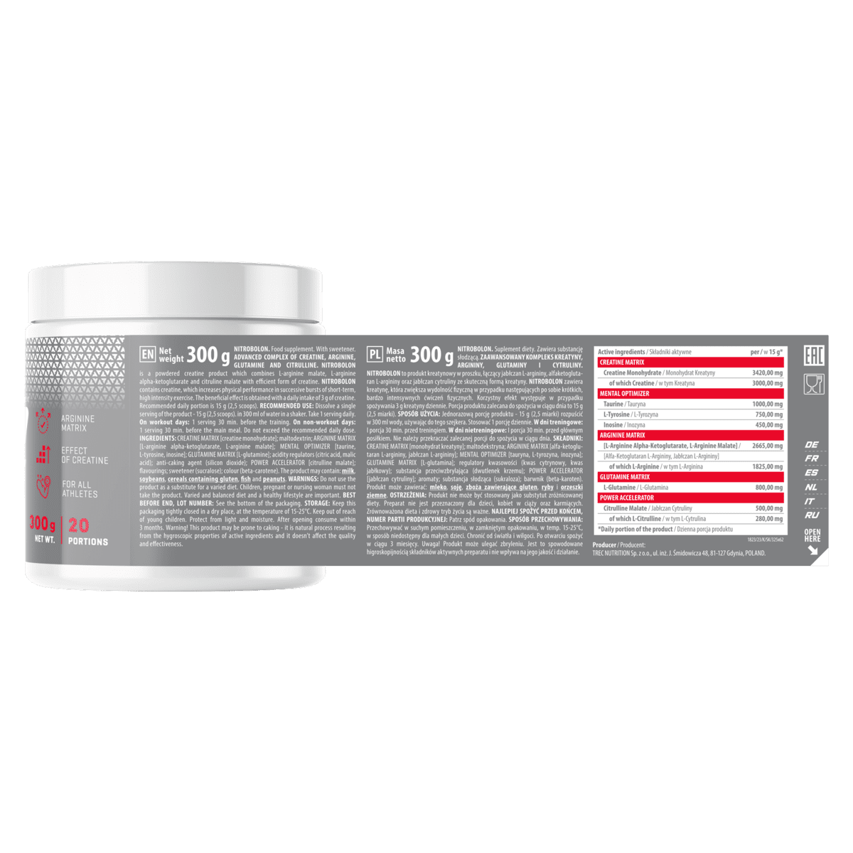 Trec NITROBOLON 600g/300g