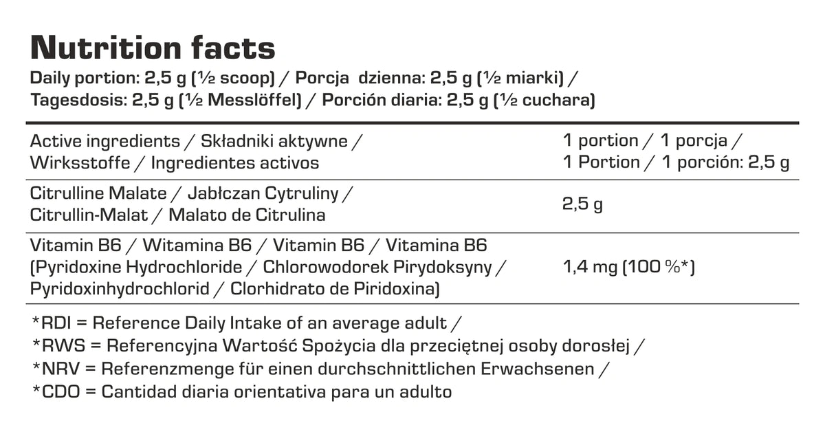 7Nutrition Citrulline Malate 250g